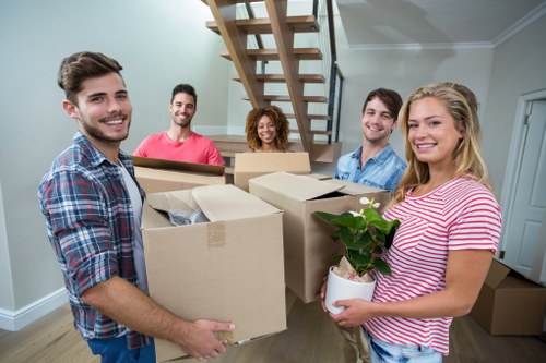 Local removals team supporting a move near Clapham Common