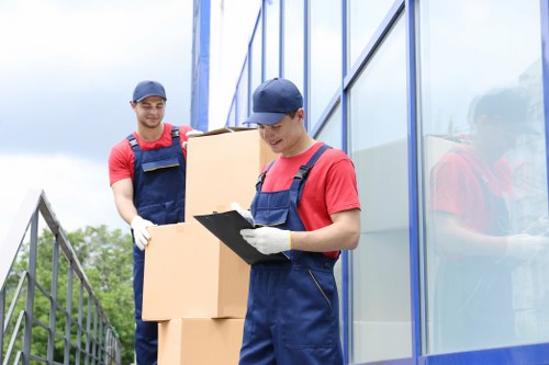 Checklist and packing supplies for moving home in Clapham