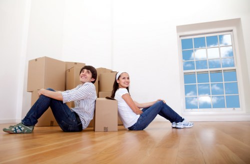 Packing and furniture handling during a Clapham relocation