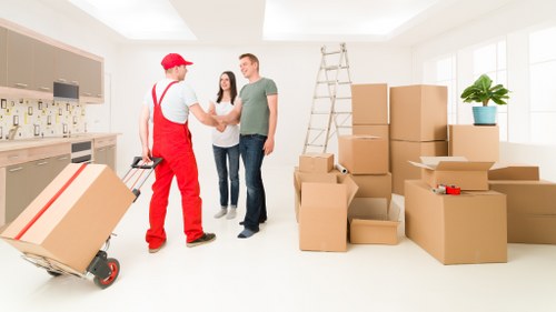 Careful commercial moving and setup for a Clapham business