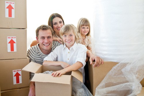 Local removals team helping with a flat move in Clapham